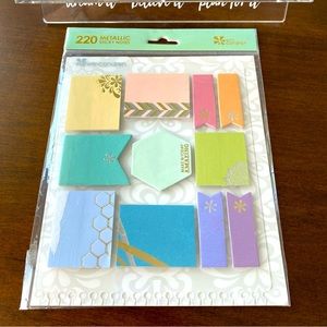 Erin Condren Metallic Sticky Notes NEW IN PACKAGING